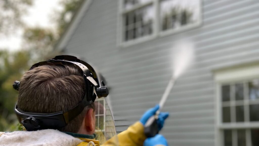 Pressure Wash a House