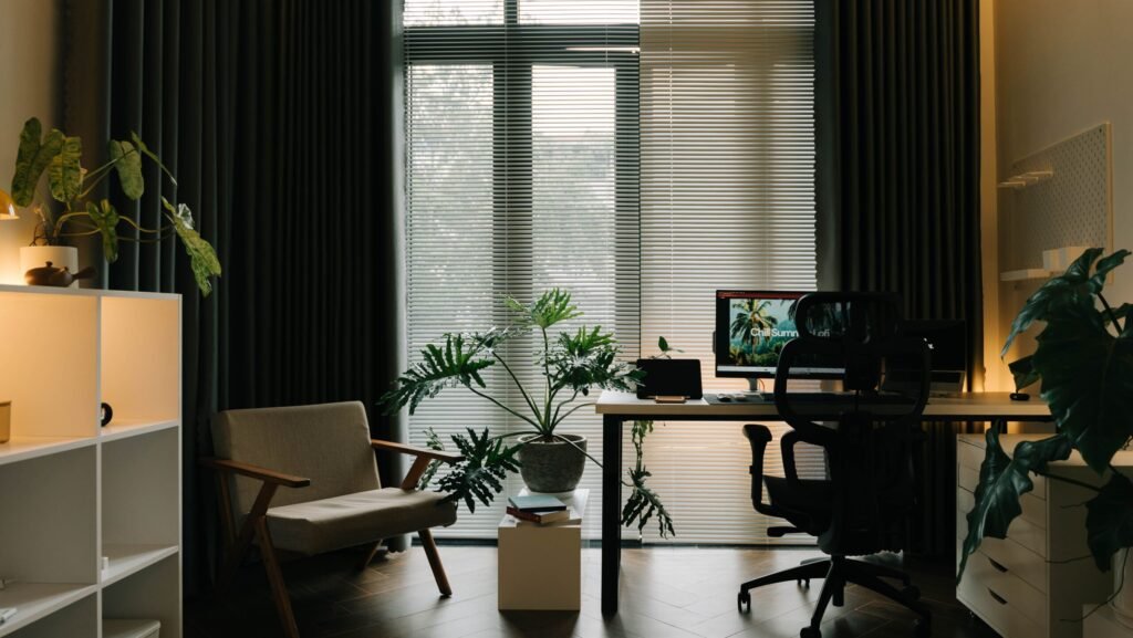 Install Blinds or Curtains