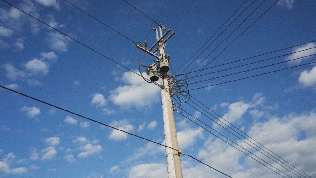 Wires on Utility Pole